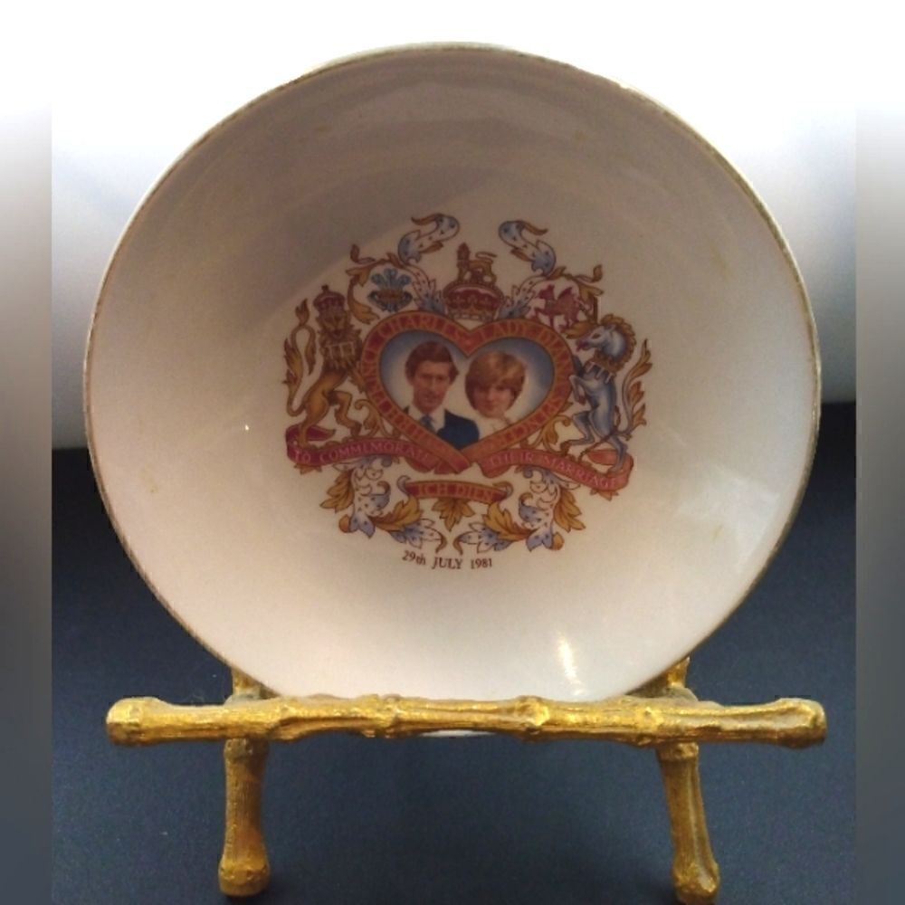 Princess Kate Diana Prince William King Charles Cup & Bowl Staffordshire England - Picture 9 of 14